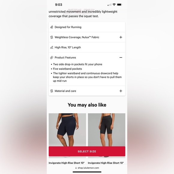 Lululemon shorts - Picture 9 of 9